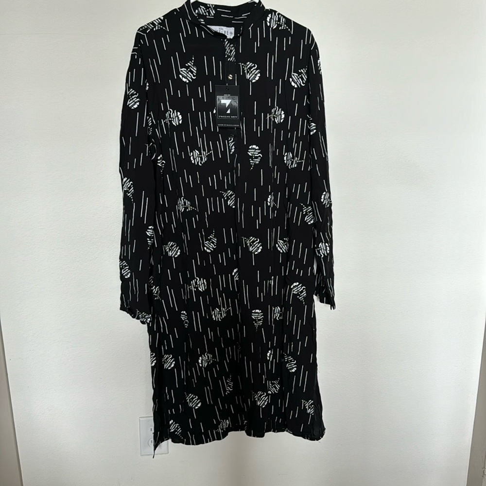 Black and White Men’s Kurta/Panjabi/Traditional Wear
